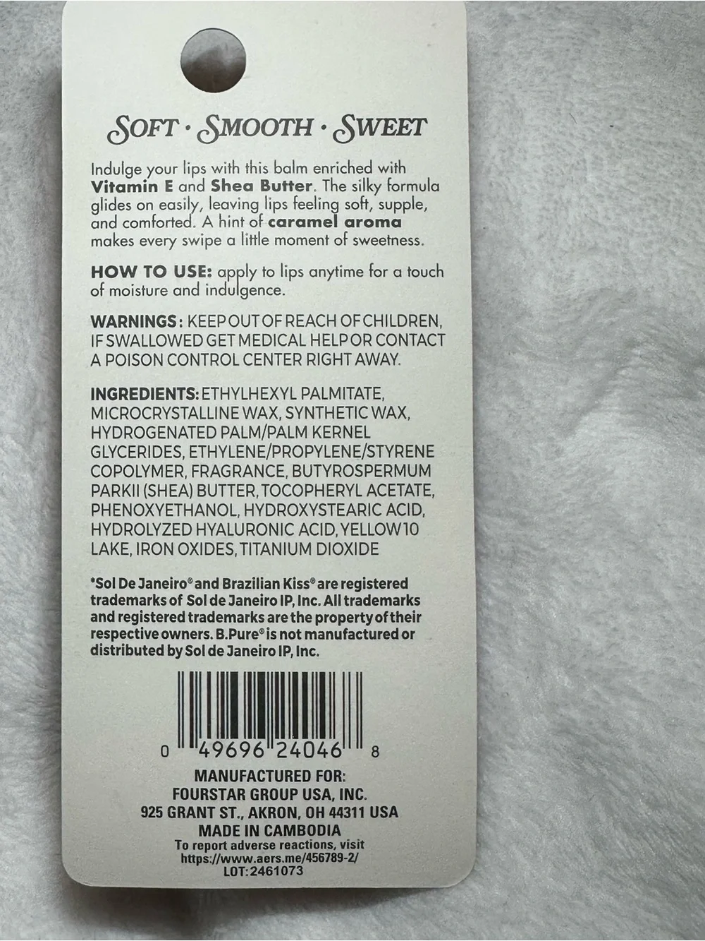 Viral TikTok Hydrating Lip Balm - Creamy Caramel